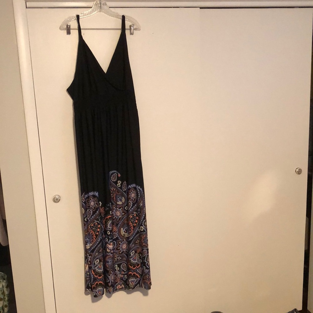 Halter maxi dress.